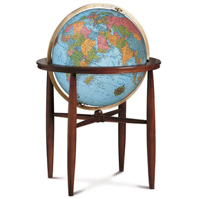 Replogle Finley 20 - Inch Blue Ocean Illuminated Floor Globe - Floor Globes - GlobeStore.com - 65132