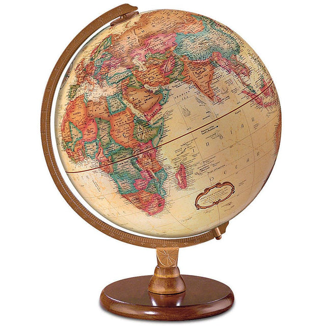 Replogle Hastings 12 - Inch Antique Ocean Raised Relief Desktop Globe - Desk Globes - GlobeStore.com - 31509