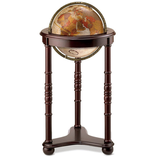 Replogle Lancaster 12 - Inch Bronze Metallic Raised Relief Floor Globe - Floor Globes - GlobeStore.com - 37806