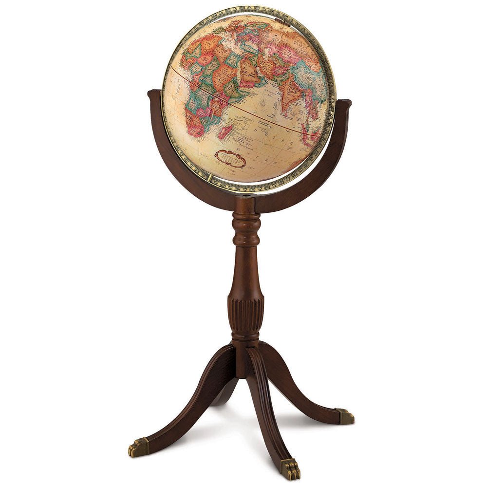 Replogle Sherbrooke II 16 - Inch Antique Ocean Floor Globe - Floor Globes - GlobeStore.com - 22716