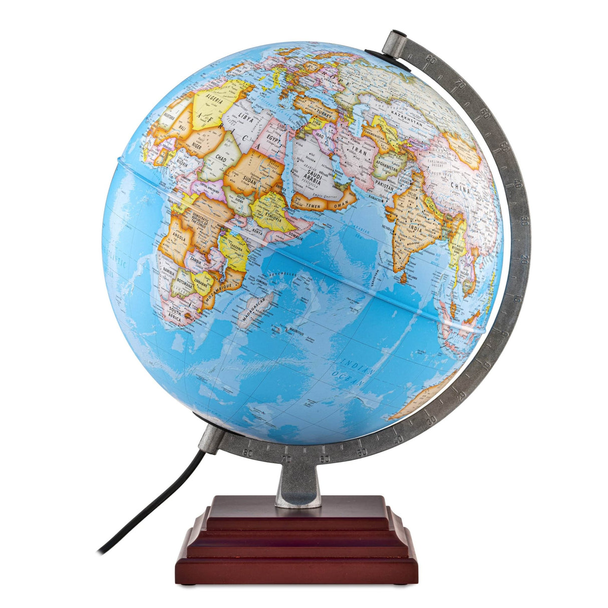 Waypoint Geographic Odyssey Plus 12 - Inch Illuminated Desktop Globe - Desk Globes - GlobeStore.com - WP21008