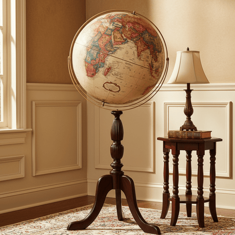 Replogle Cambridge 16 - Inch Antique Ocean Floor Globe - Floor Globes - GlobeStore.com - 22818