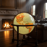 Replogle Diplomat 32 - Inch Blue Ocean Illuminated Floor Globe - Floor Globes - GlobeStore.com - 65325