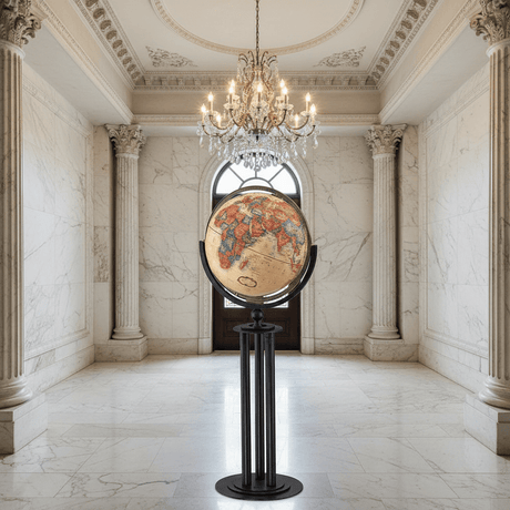 Replogle Forum 16 - Inch Antique Ocean Floor Globe - Floor Globes - GlobeStore.com - 22844