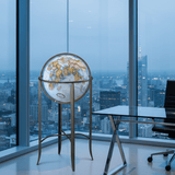 Replogle Trafalgar 16 - Inch Blue Ocean Raised Relief Floor Globe - Floor Globes - GlobeStore.com - 26807