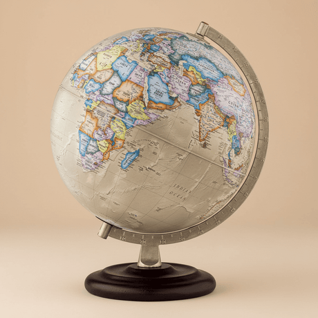 Waypoint Geographic Ambassador Plus 12 - Inch Desktop Globe - Desk Globes - GlobeStore.com - WP11007