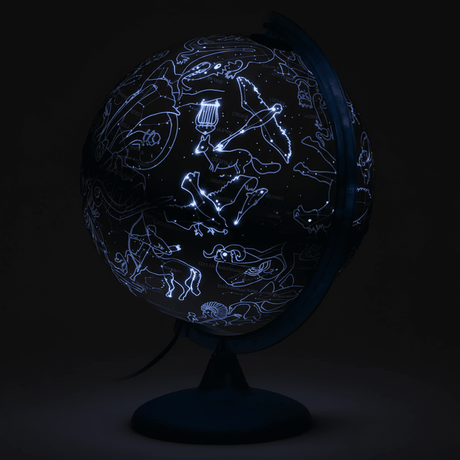 Waypoint Geographic Earth & Sky 2 - in - 1 Exploration 10 - Inch Illuminated Globe - Globes for Kids - GlobeStore.com - WP12100