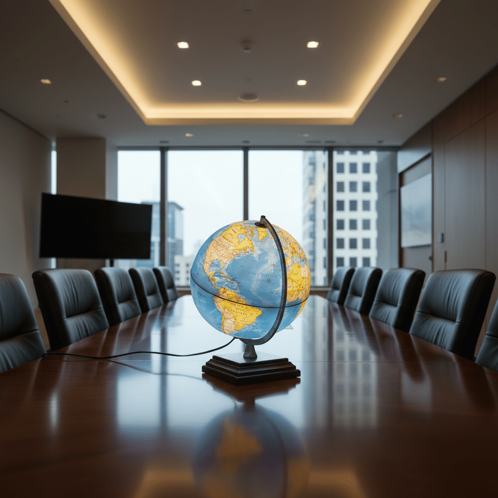 Waypoint Geographic Odyssey Plus 12 - Inch Illuminated Desktop Globe - Desk Globes - GlobeStore.com - WP21008