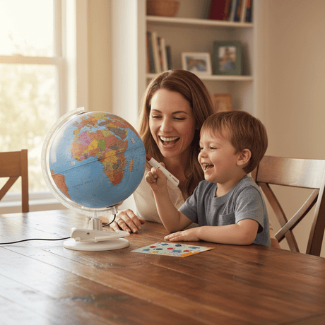 Waypoint Geographic Parlamondo 12 - Inch Interactive Talking Globe - Globes for Kids - GlobeStore.com - WP19101