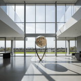 Waypoint Geographic Versus 24 - Inch Floor Standing Globe with Walnut "V" Stand - Floor Globes - GlobeStore.com - WP61121