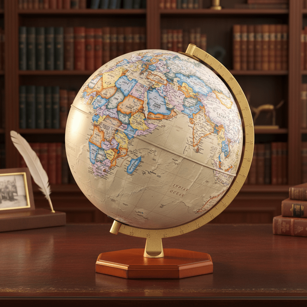 Waypoint Geographic Voyager Plus 12 - Inch Desktop Globe - Desk Globes - GlobeStore.com - WP11003